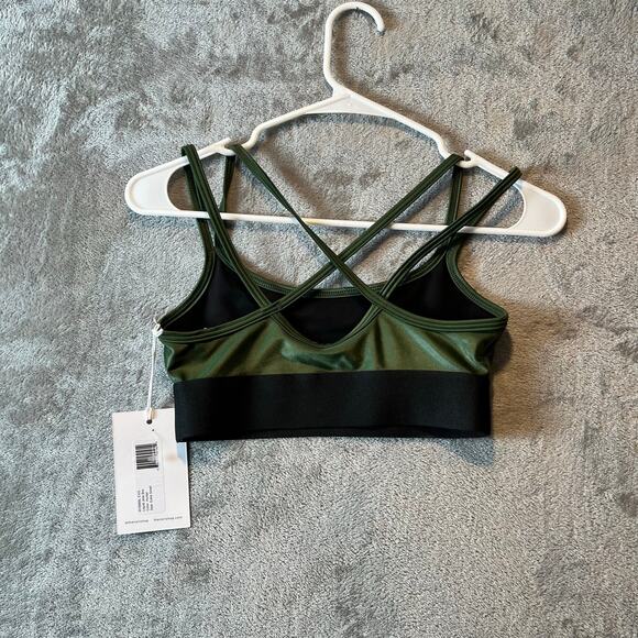 Noli Shop Liquid Jolie‎ Bra Hunter Green Gloss - XS - New - Picture 3 of 4